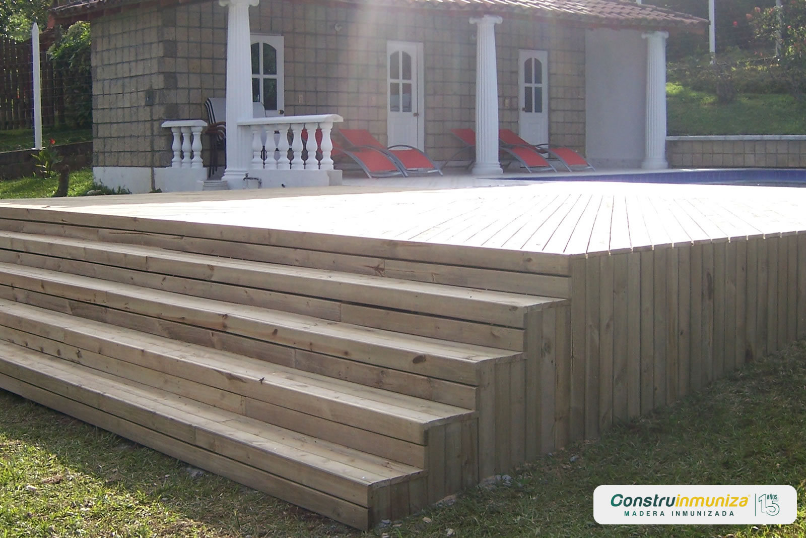 Decks de madera. construinmuniza.com