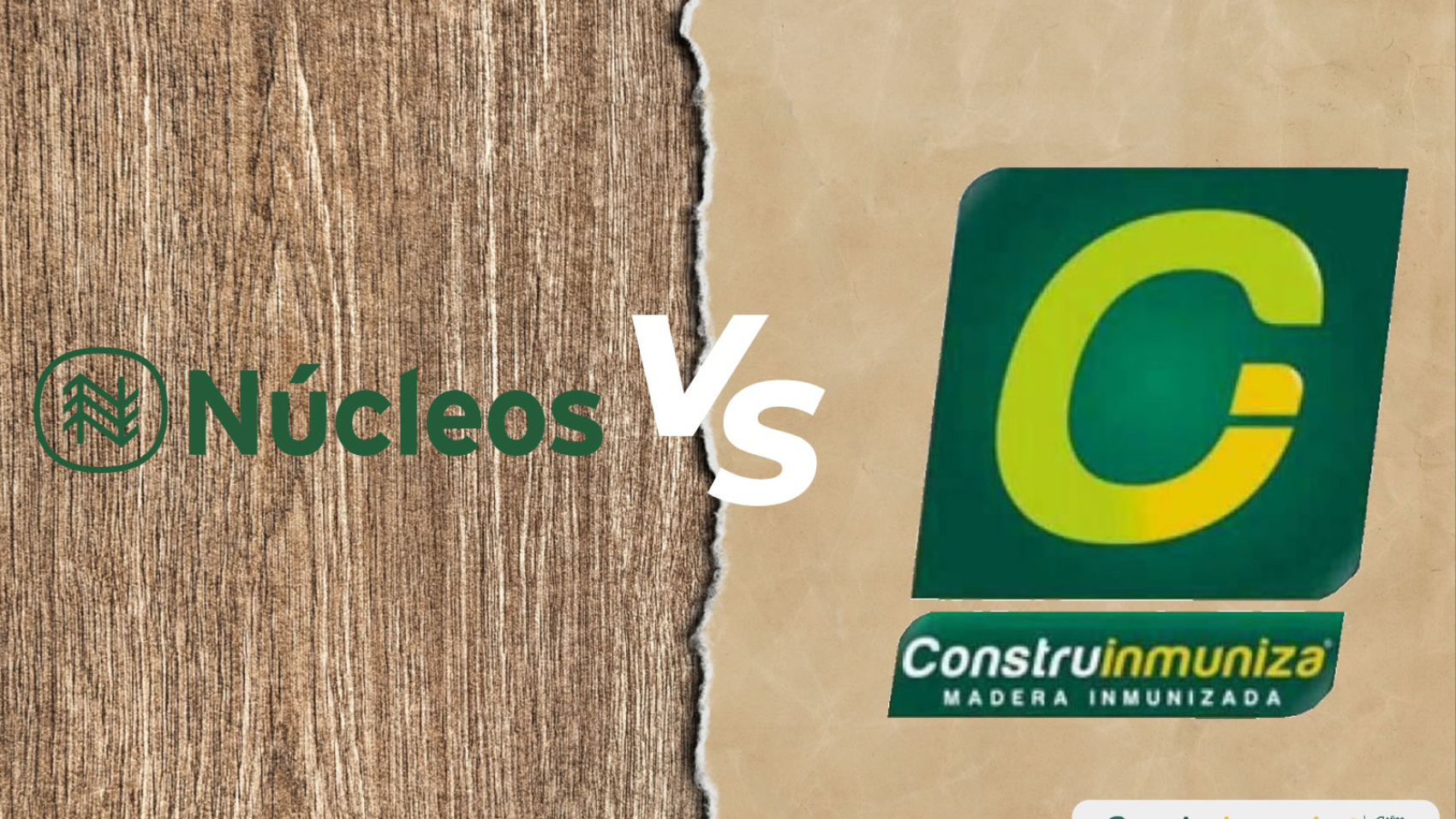 Núcleos de madera vs construinmuniza. contruinmuniza.com